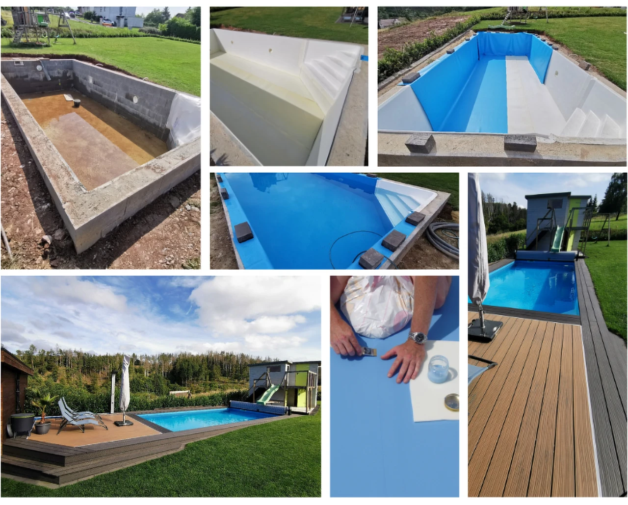 Pool selber bauen Schritt für Schritt