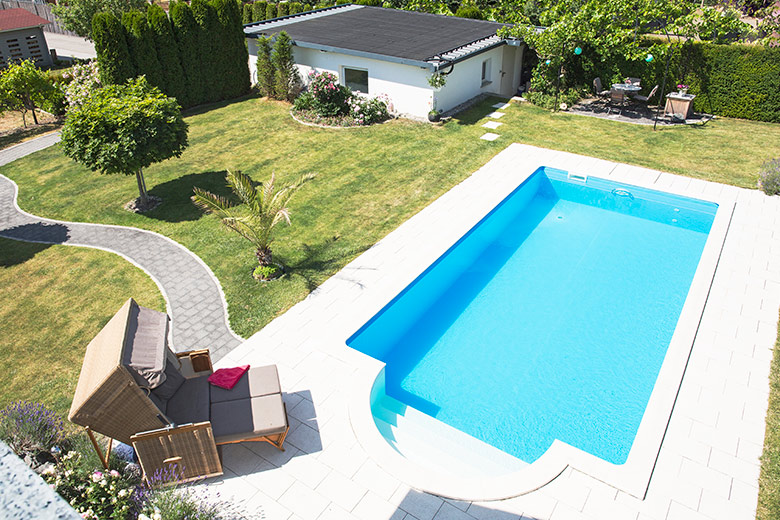 Eigenen Pool am Haus selbst bauen